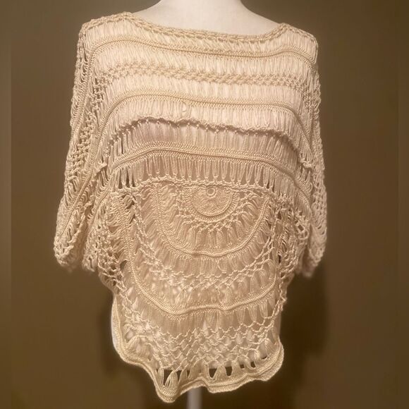 Kaktus Crocheted Boho Festival Top Size Medium - Picture 2 of 12